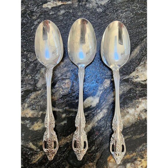 SOUPSPOON! Vintage ONEIDA stainless: RENOIR PEMBROKE pattern: EXC - Picture 1 of 3